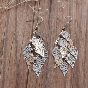 Copper Filigree Stamping Earrings